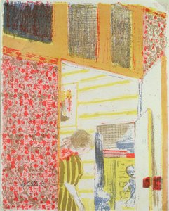 Shades of Pink IIIのインテリア 作： Edouard Vuillard